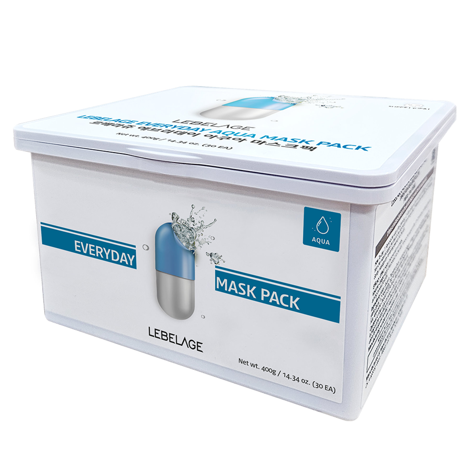 Lebelage Everyday Aqua Mask Pack [30 sheets]