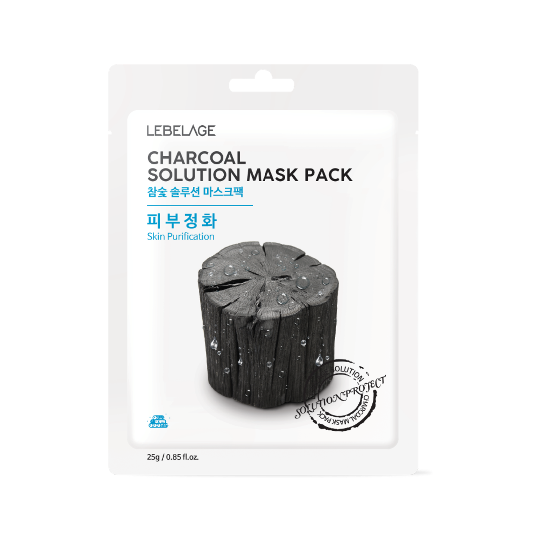Lebelage Charcoal Solution Mask Pack (10 sheets)