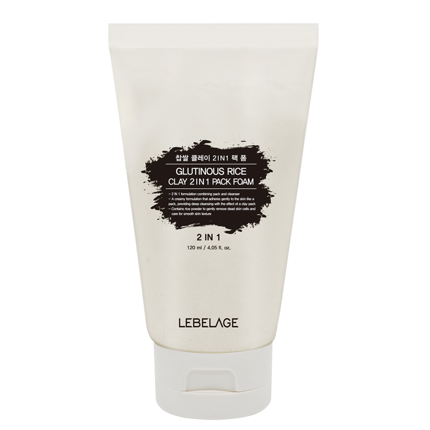 Lebelage Glutinous Rice Clay 2-in-1 Pack Foam