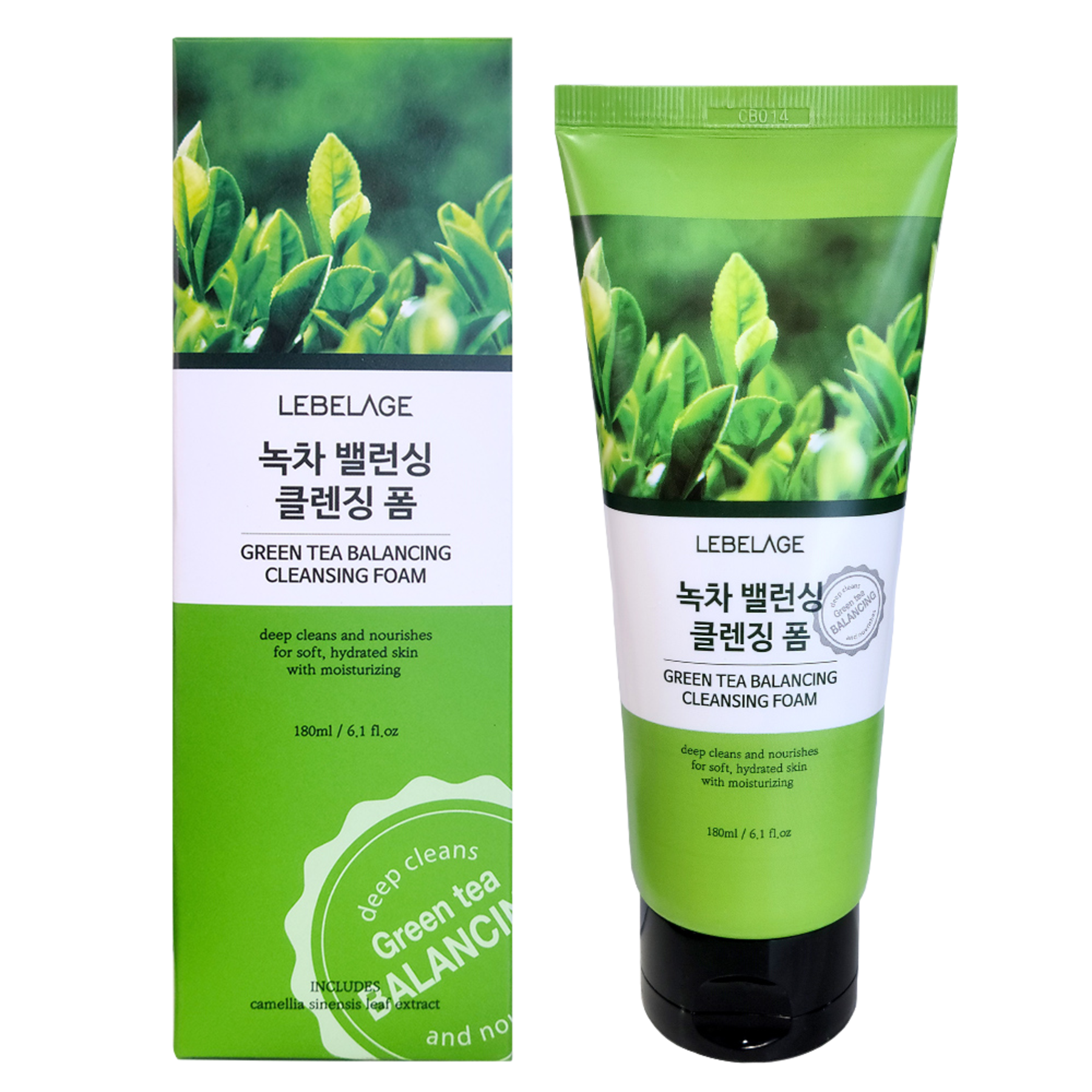 Lebelage Green Tea Balancing Cleansing Foam 180 ml