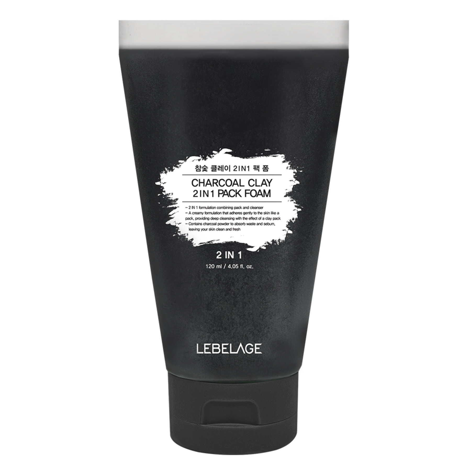 Lebelage Charcoal Clay 2-in-1 Pack Foam