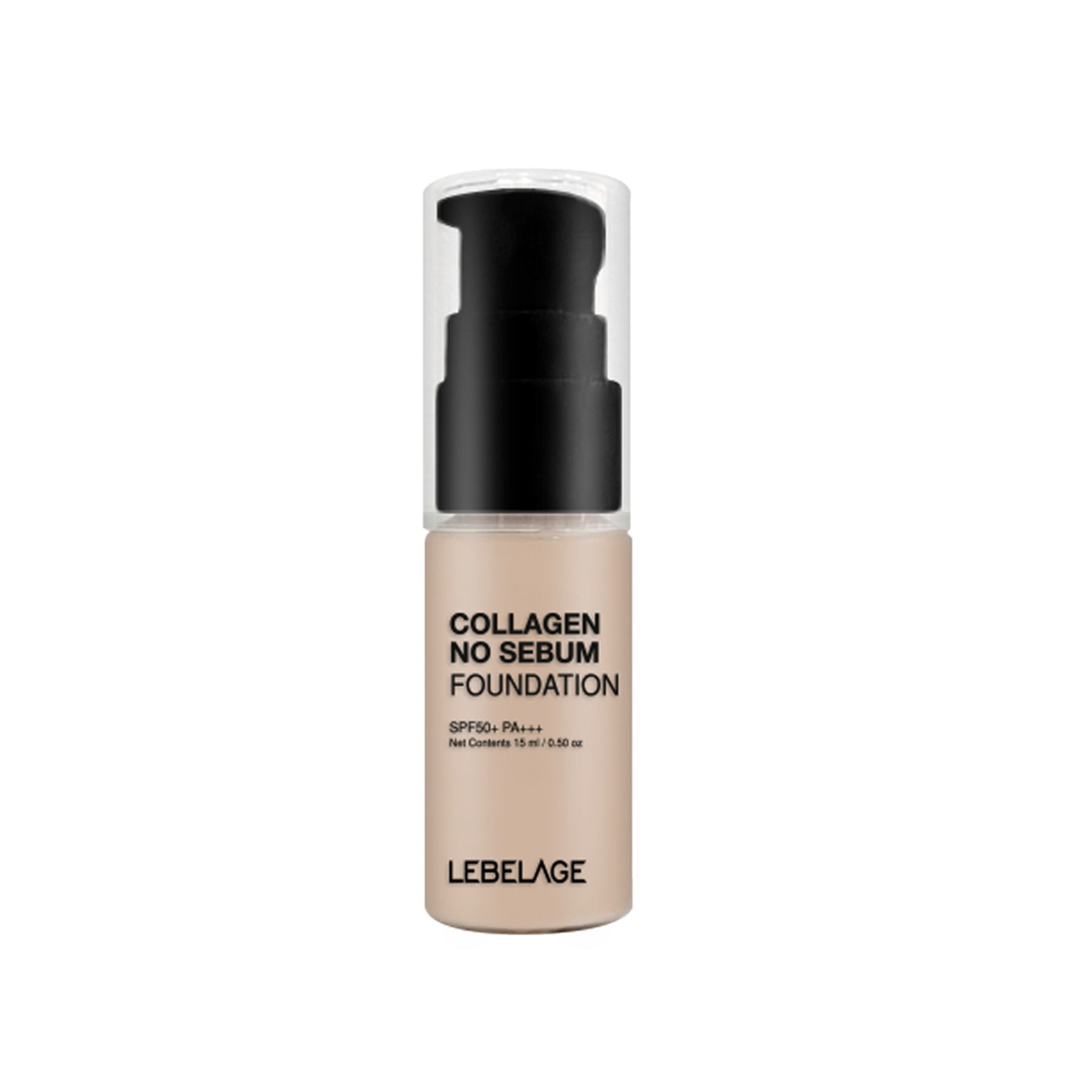 Lebelage Collagen No Sebum Foundation (Mini) No. 21 Natural Beige 15 ml