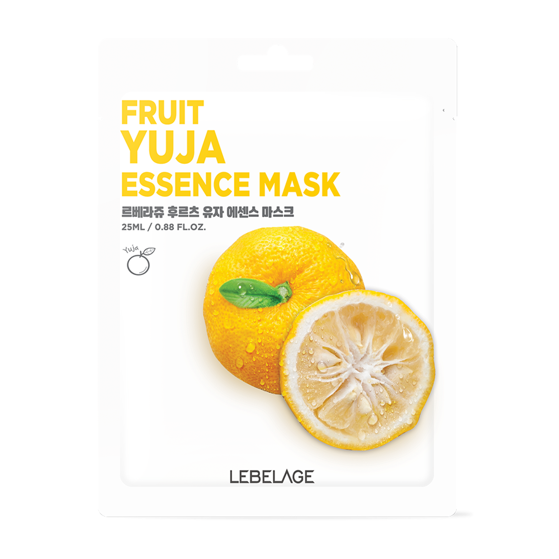 Lebelage Fruit Yuja Essence Mask