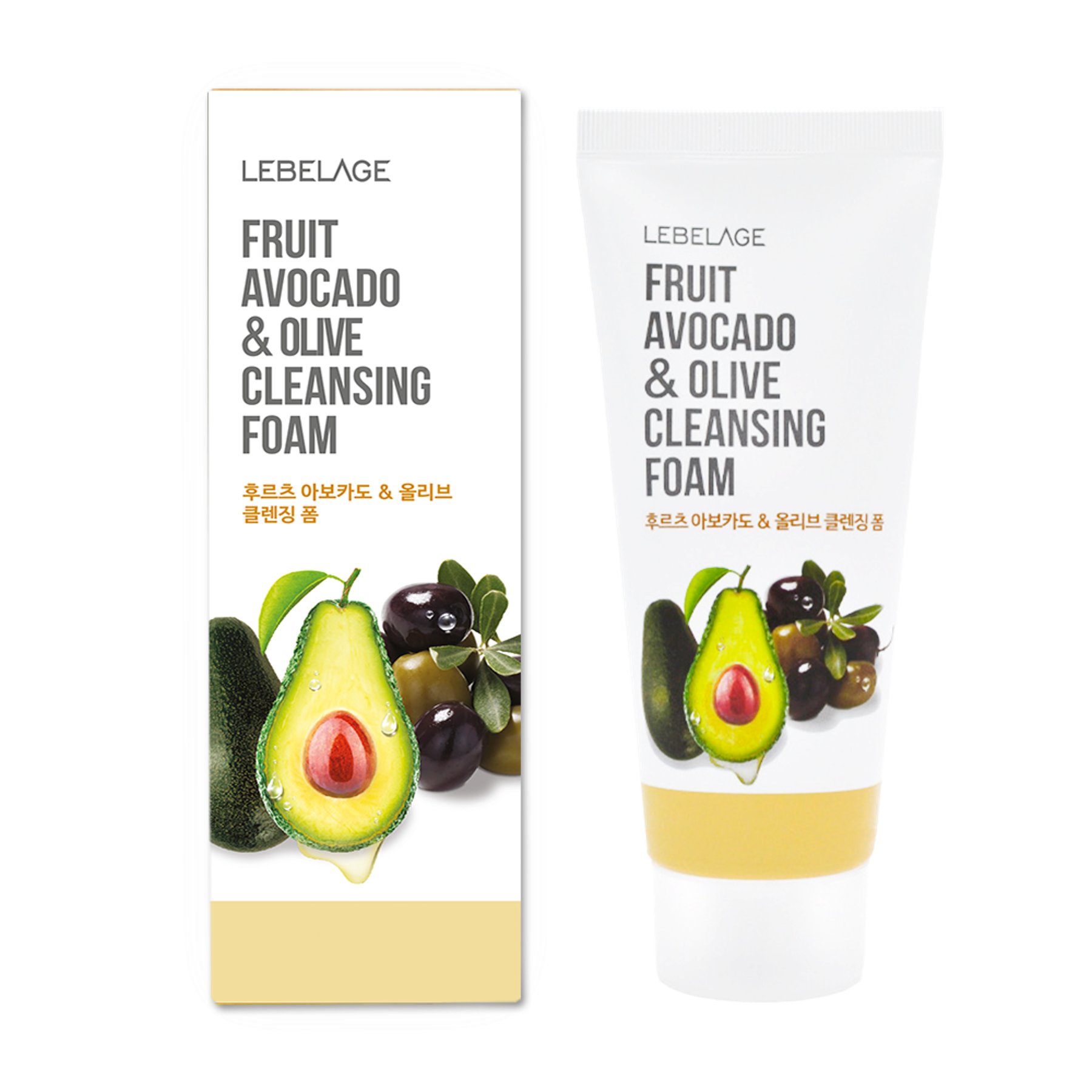 Lebelage Fruit Avocado & Olive Cleansing Foam 100 ml