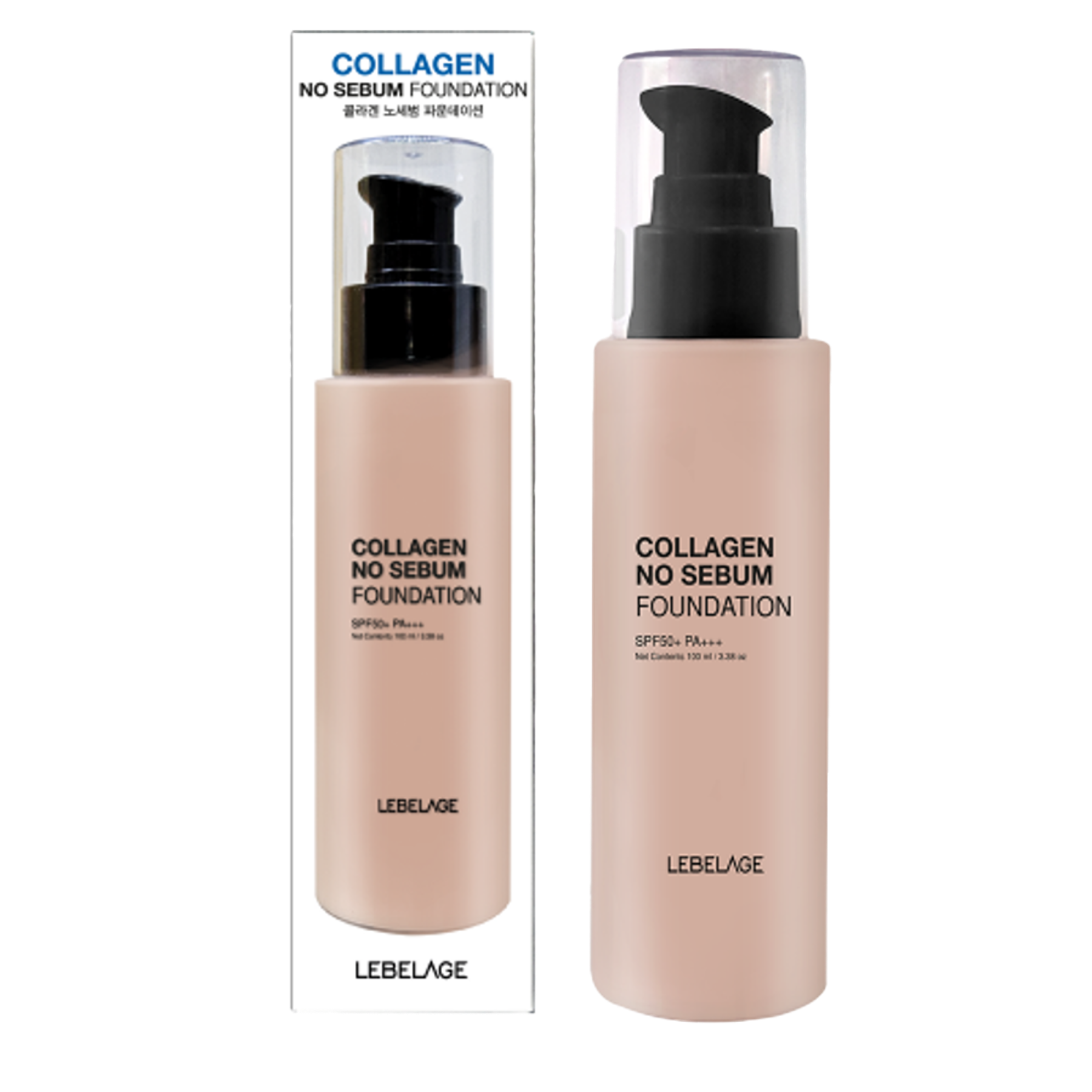 Lebelage Collagen No Sebum Foundation_No. 23 Sandbeige
