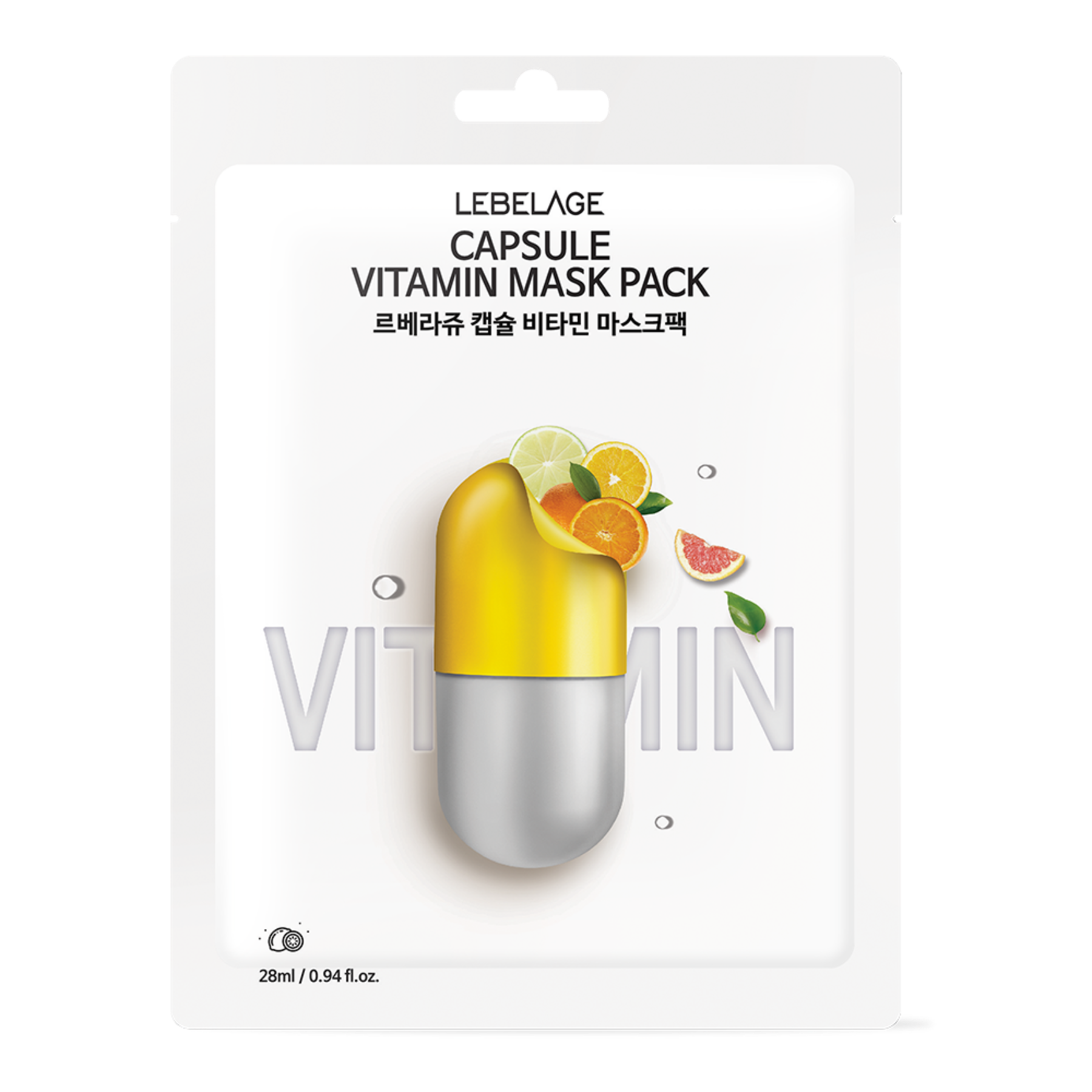 Lebelage Capsule Vitamin Mask Pack [10 Pieces]