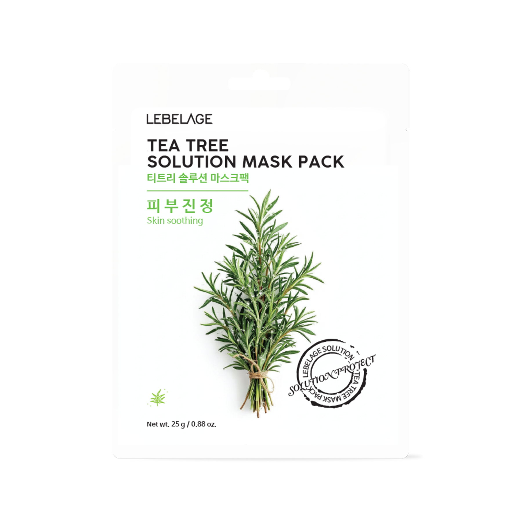 Lebelage Tea Tree Solution Mask Pack (10 Sheets)