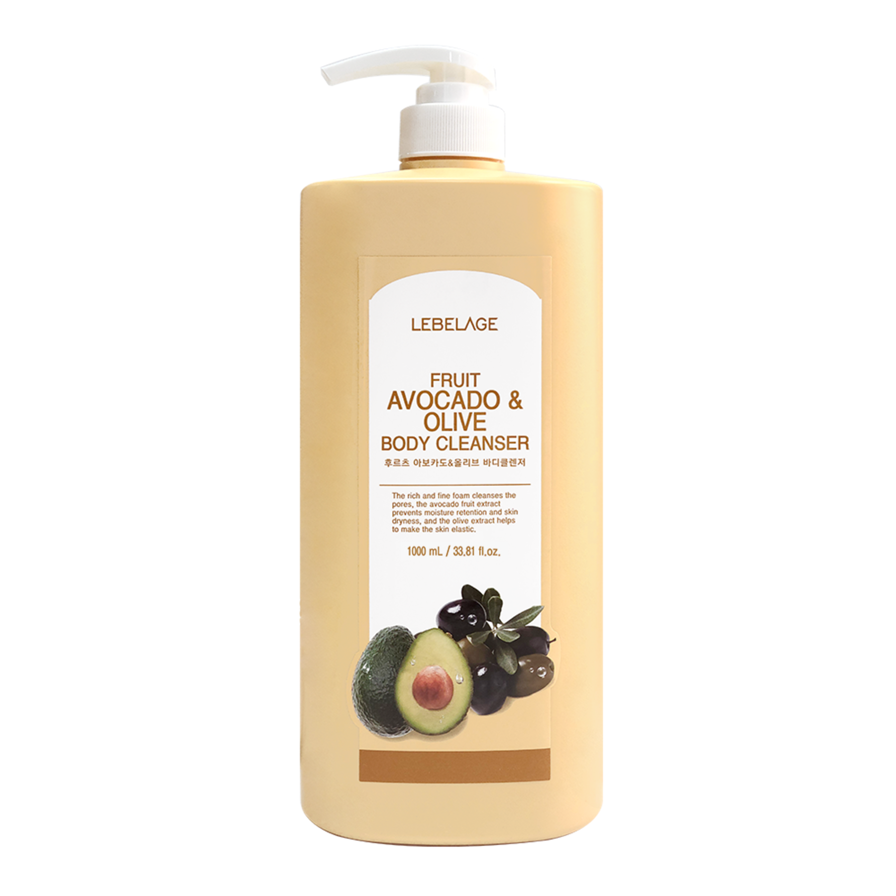Lebelage Fruit Avocado & Olive Body Cleanser 1000ml