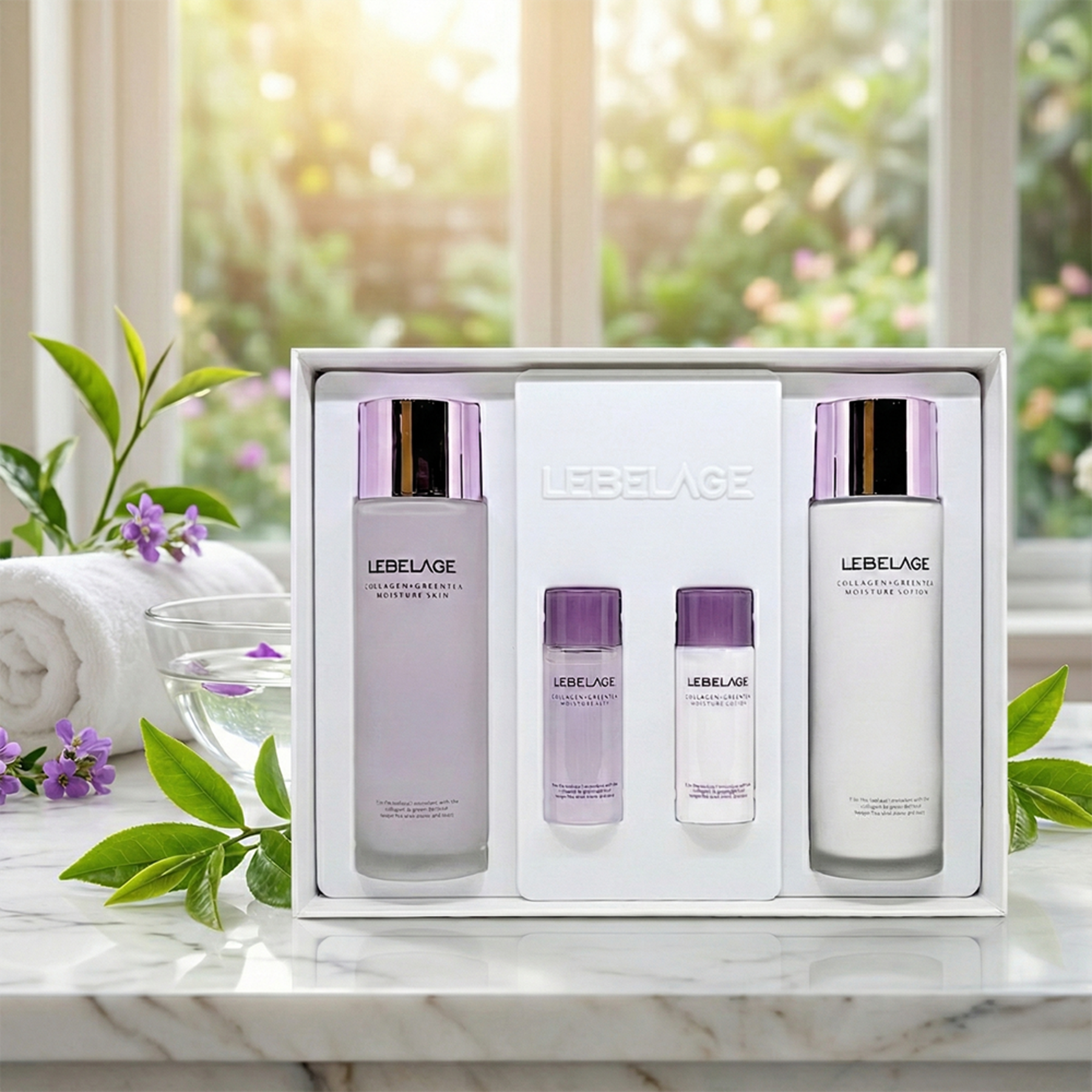 Lebelage Collagen + Green Tea Moisture Set of 2