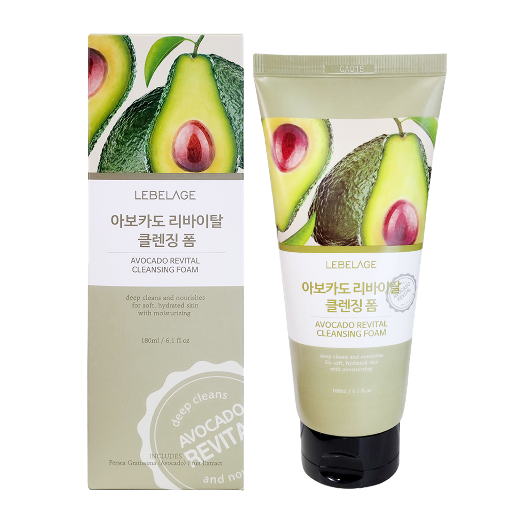 Lebelage Avocado Revital Cleansing Foam 180 ml