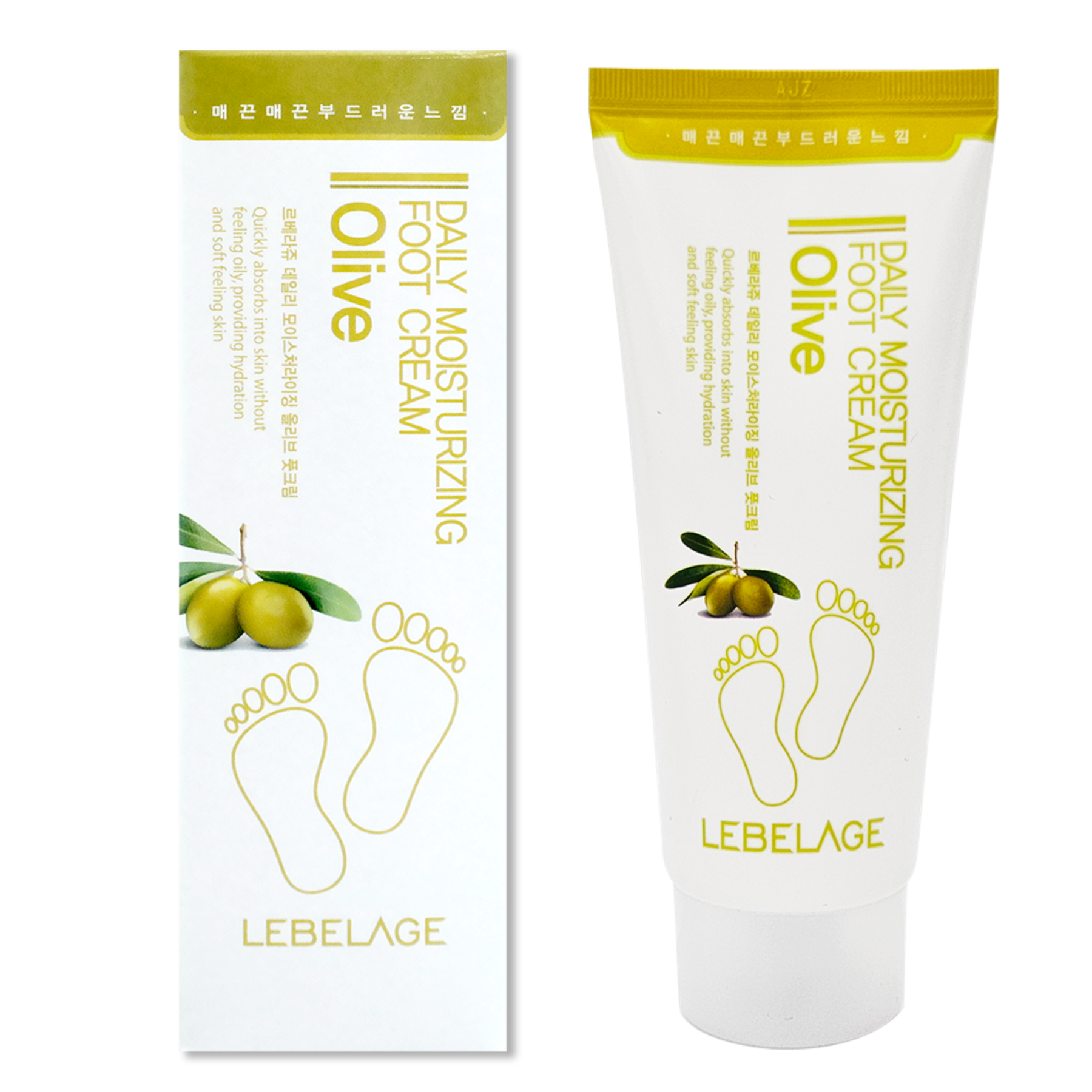 Lebelage Daily Moisturizing Olive Foot Cream