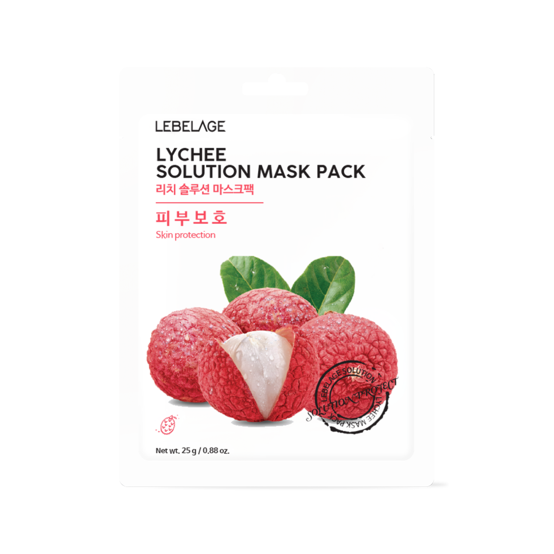 Lebelage Lychee Solution Mask Pack (10 Sheets)